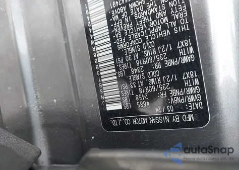 2024 Nissan Rogue Sv Intelligent Awd z USA, uszkodzony, nr VIN JN8BT3BB8RW442491